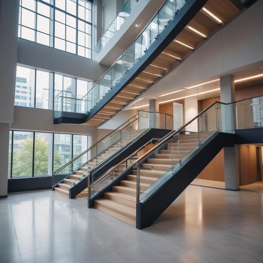 Лестницы для офисов: типы конструкций, требования по безопасности и ориентировочные цены - изображение 2
