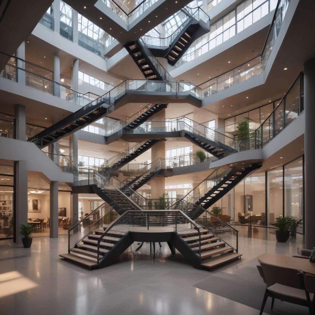 Лестницы для офисов: типы конструкций, требования по безопасности и ориентировочные цены - изображение 3