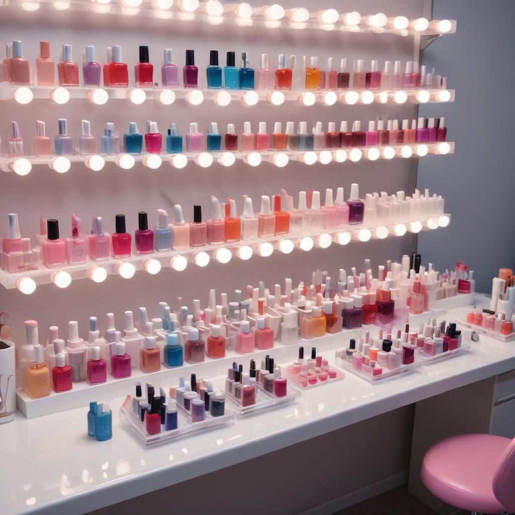 Ассортимент средств и оборудования для ухода за ногтями включает гели, гель-лаки, базы, топы и акрил - изображение 2